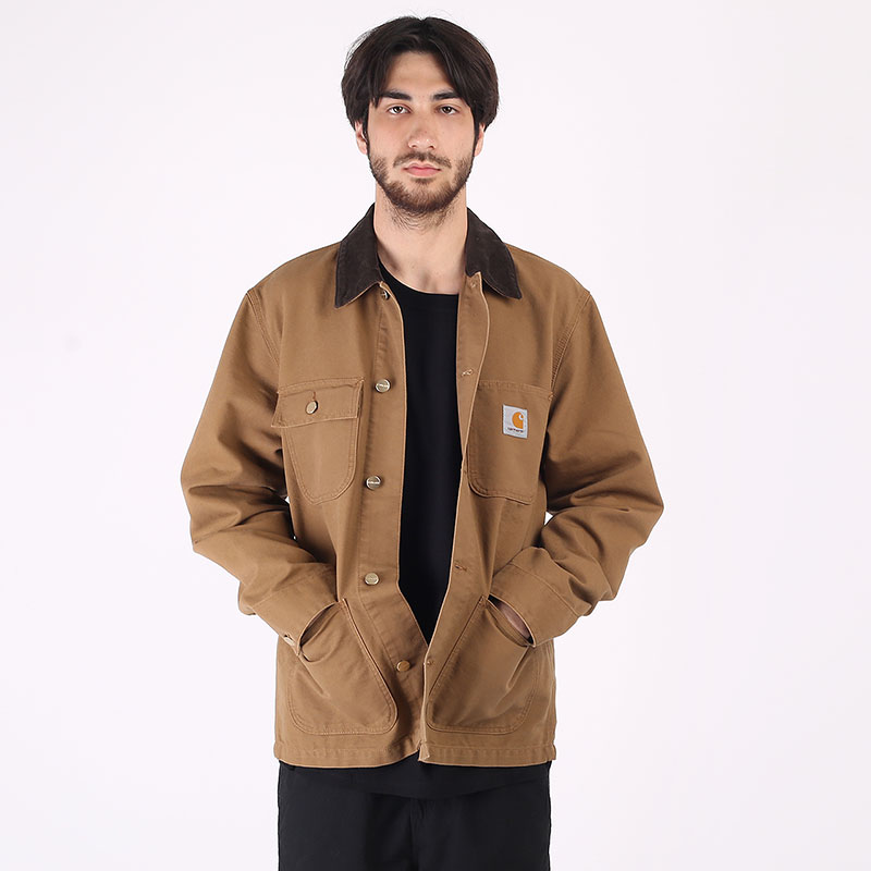 мужская коричневая куртка Carhartt WIP Michigan Coat I026480-hlt brown - цена, описание, фото 2